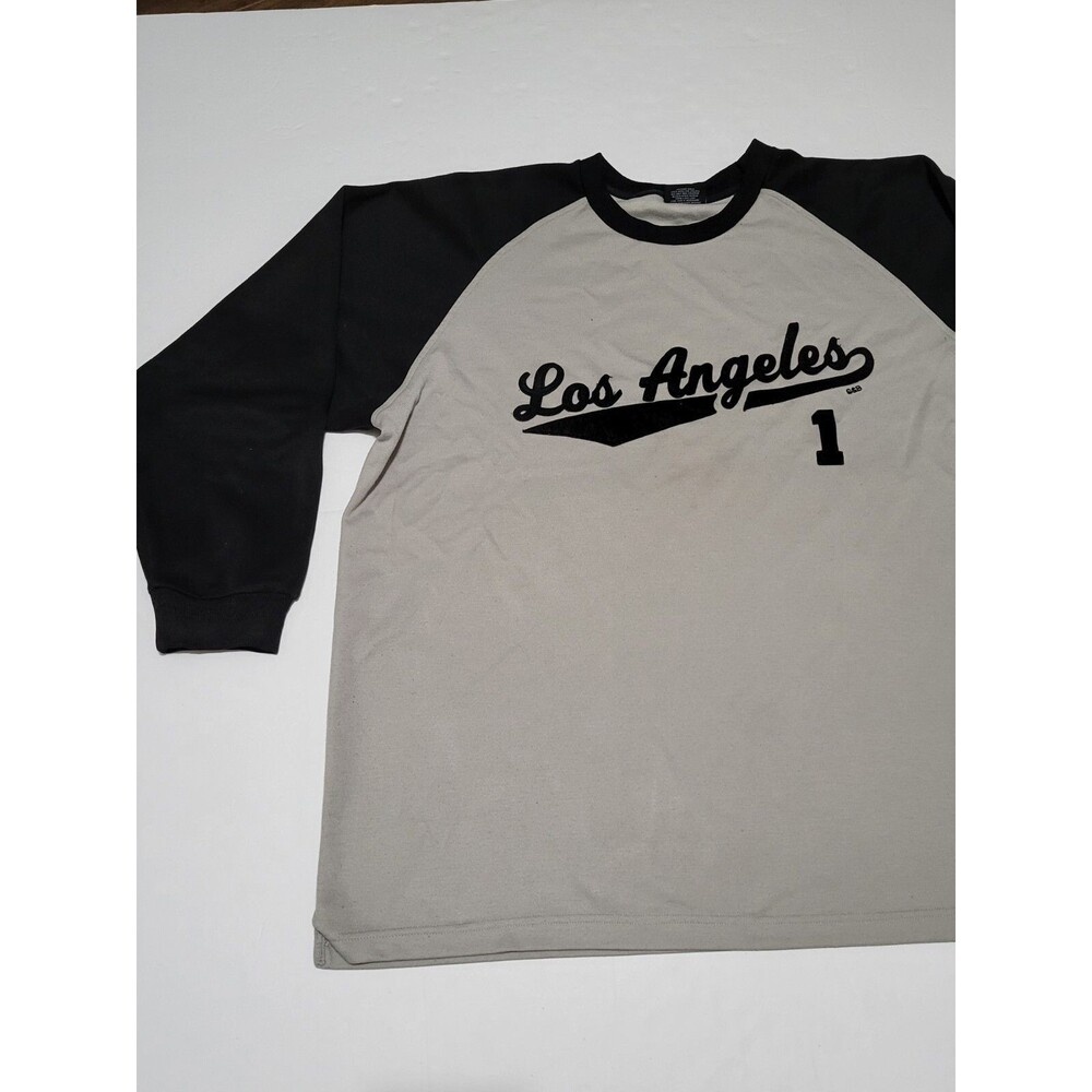 (#C) Los Angeles Long Sleeve Pullover Shirt Gray/Black Size Men XXL Steve/Barrys